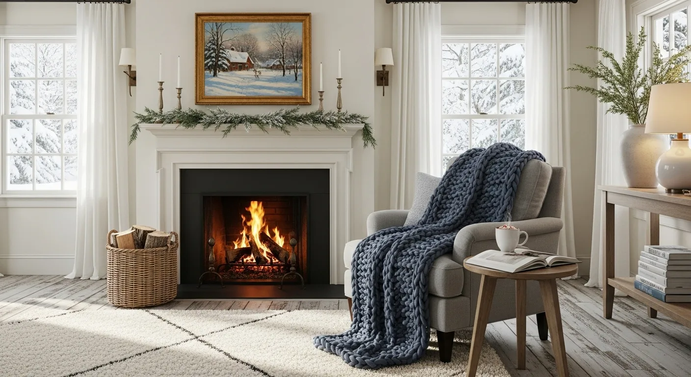 Connecticut home interior winter palette