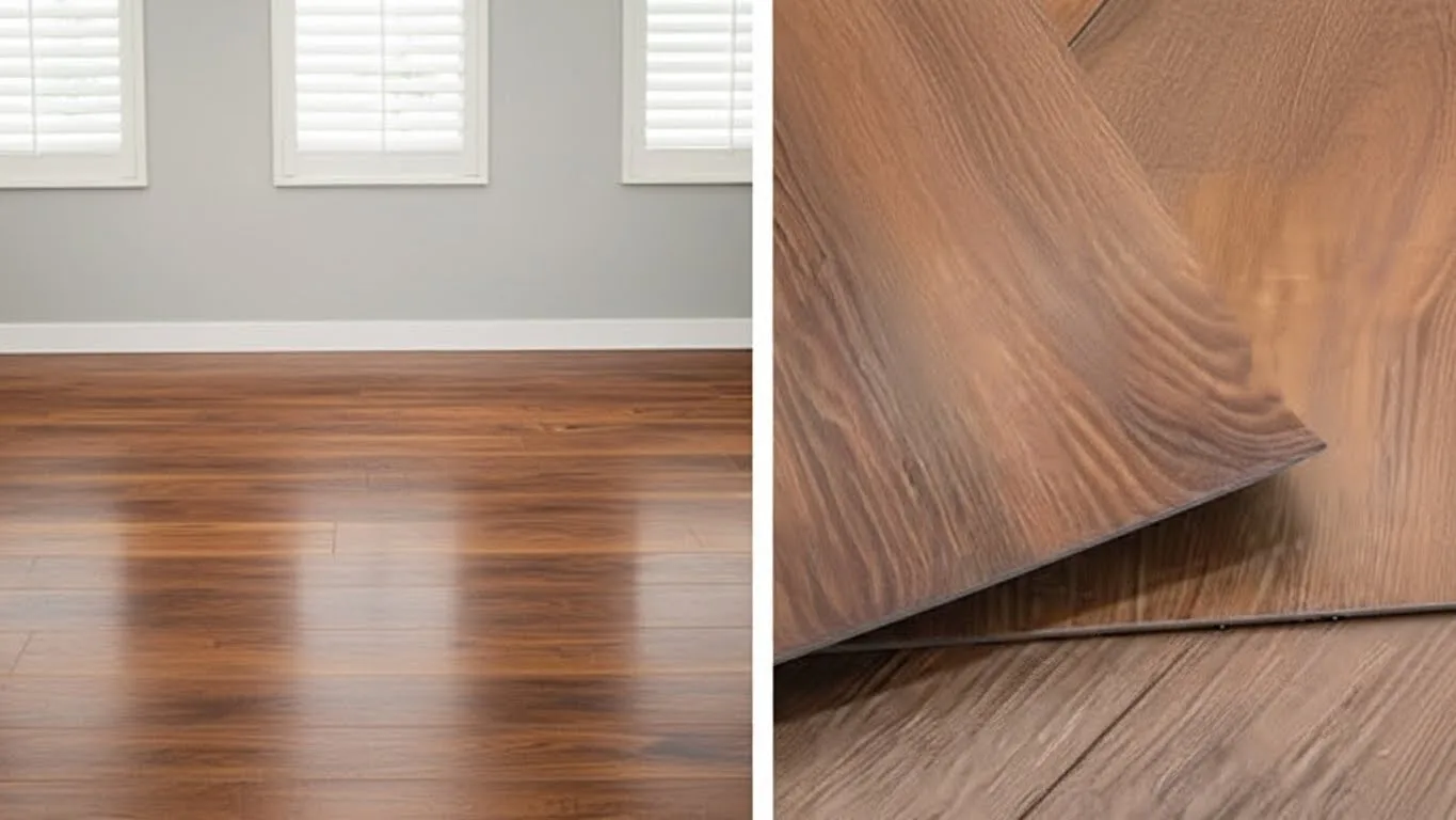 Laminated vs vinyl flooring comparison6