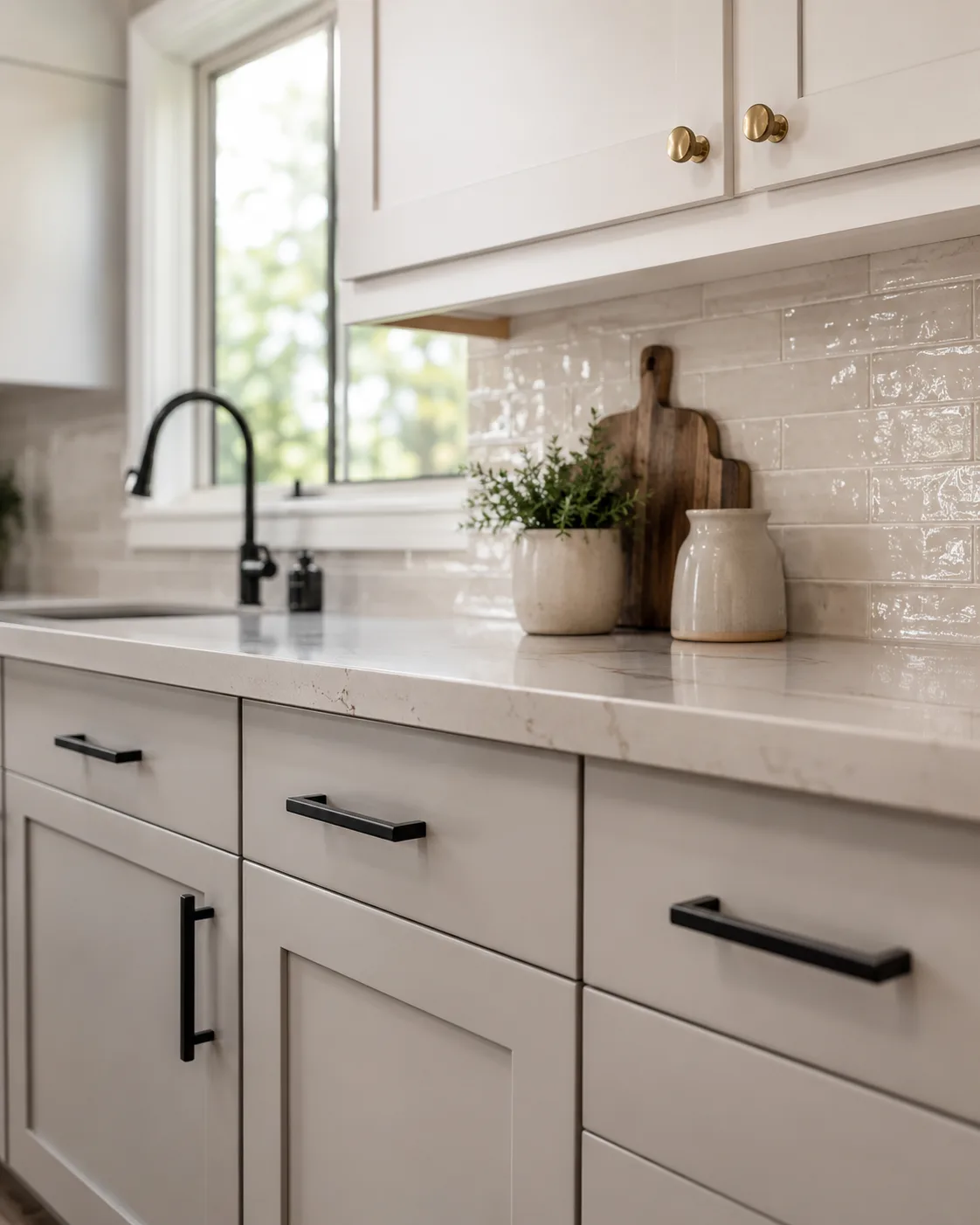 4. Mixed Metals Black + Brass