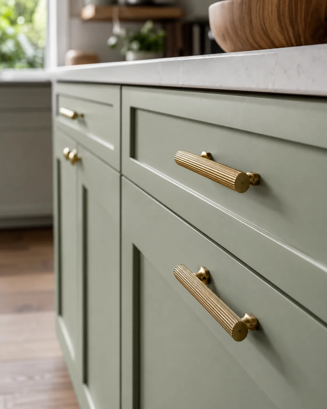 6. Fluted Textured Pulls